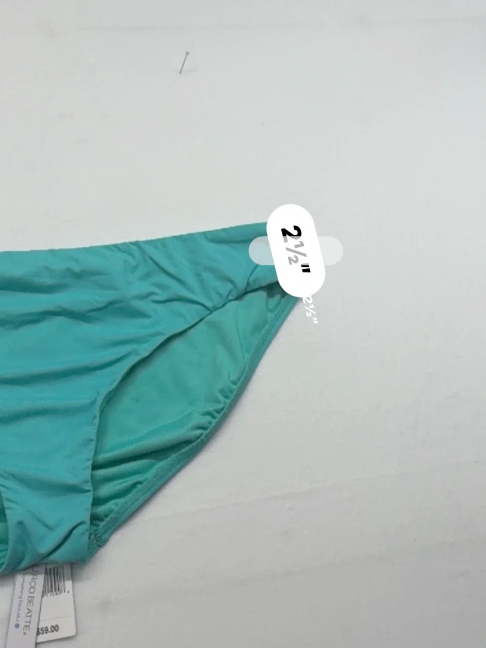 Bleu Rod Beattie Turquoise Bikini Bottoms Size 14